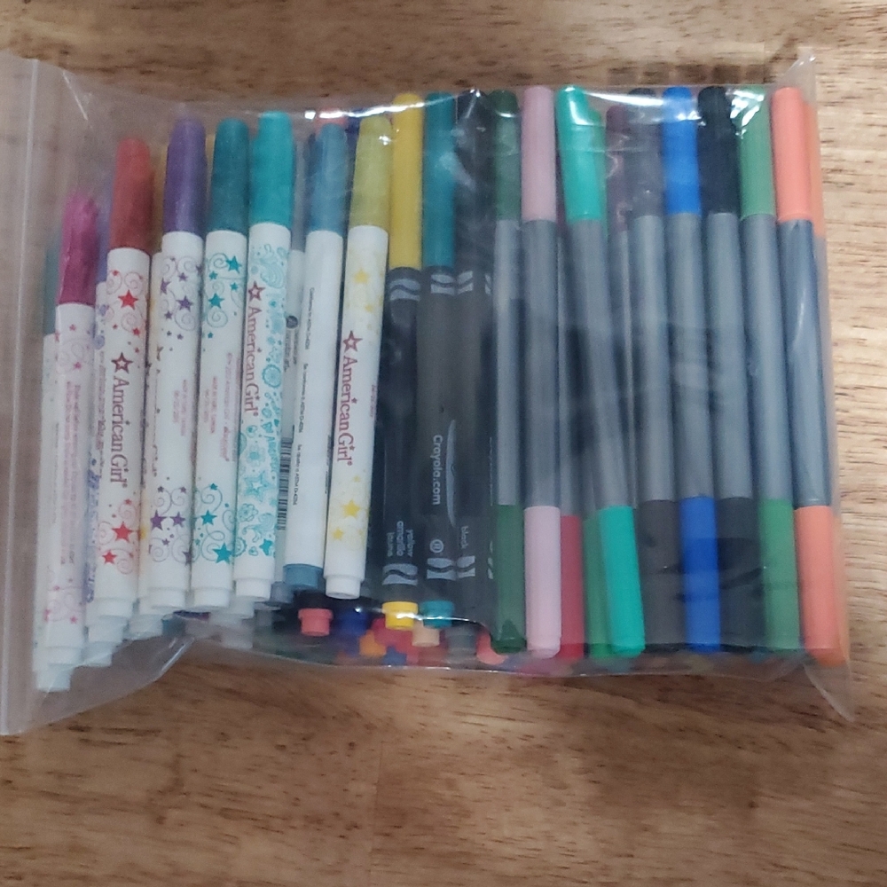 Assorted Colored Marker Set Multicolor